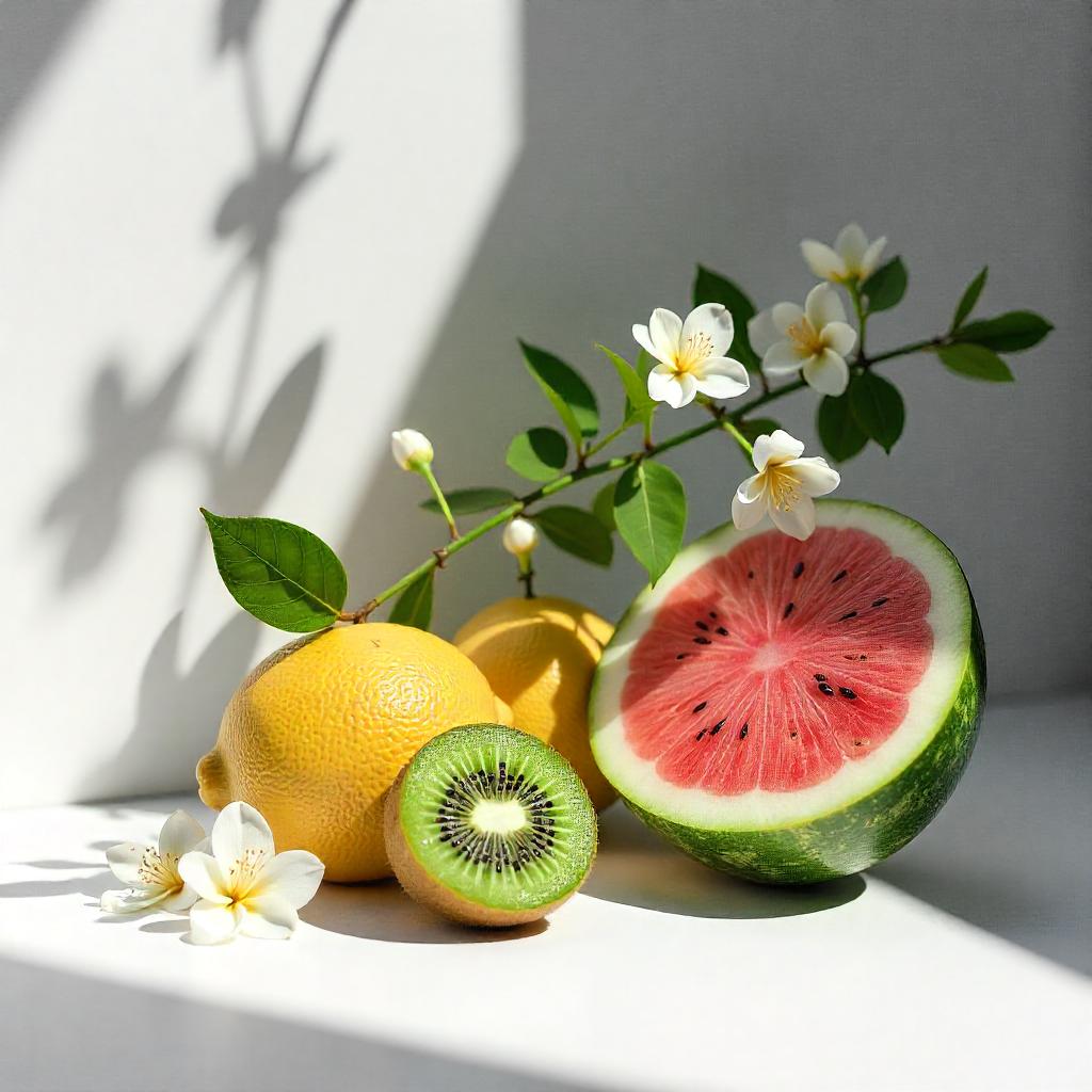 Kiwi, watermelon and lemon — fresh summer fragrance notes