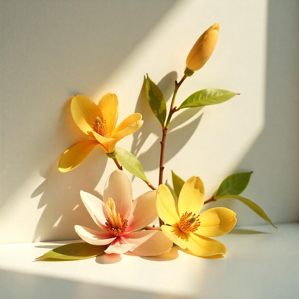 Magnolia and freesia — elegant floral fragrance notes