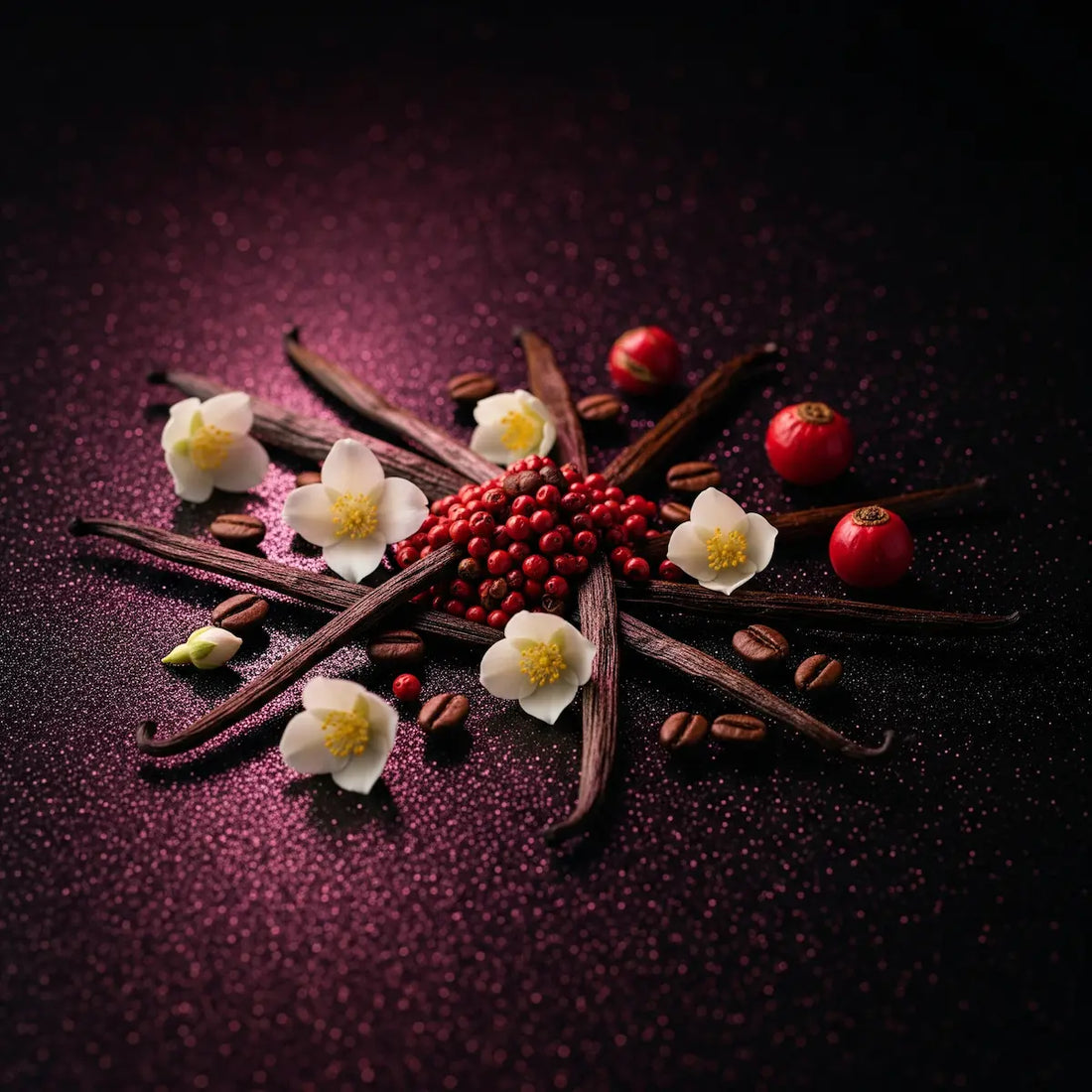Coffee, vanilla and pink pepper — Black Opium dupe fragrance