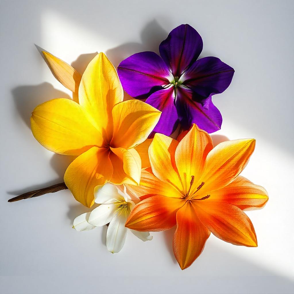 Violet and jasmine — clean elegant fragrance notes