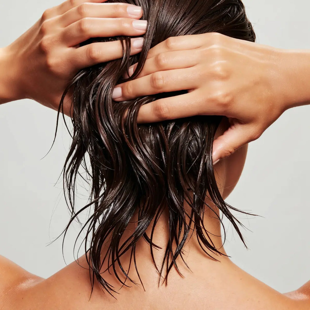 On the hair