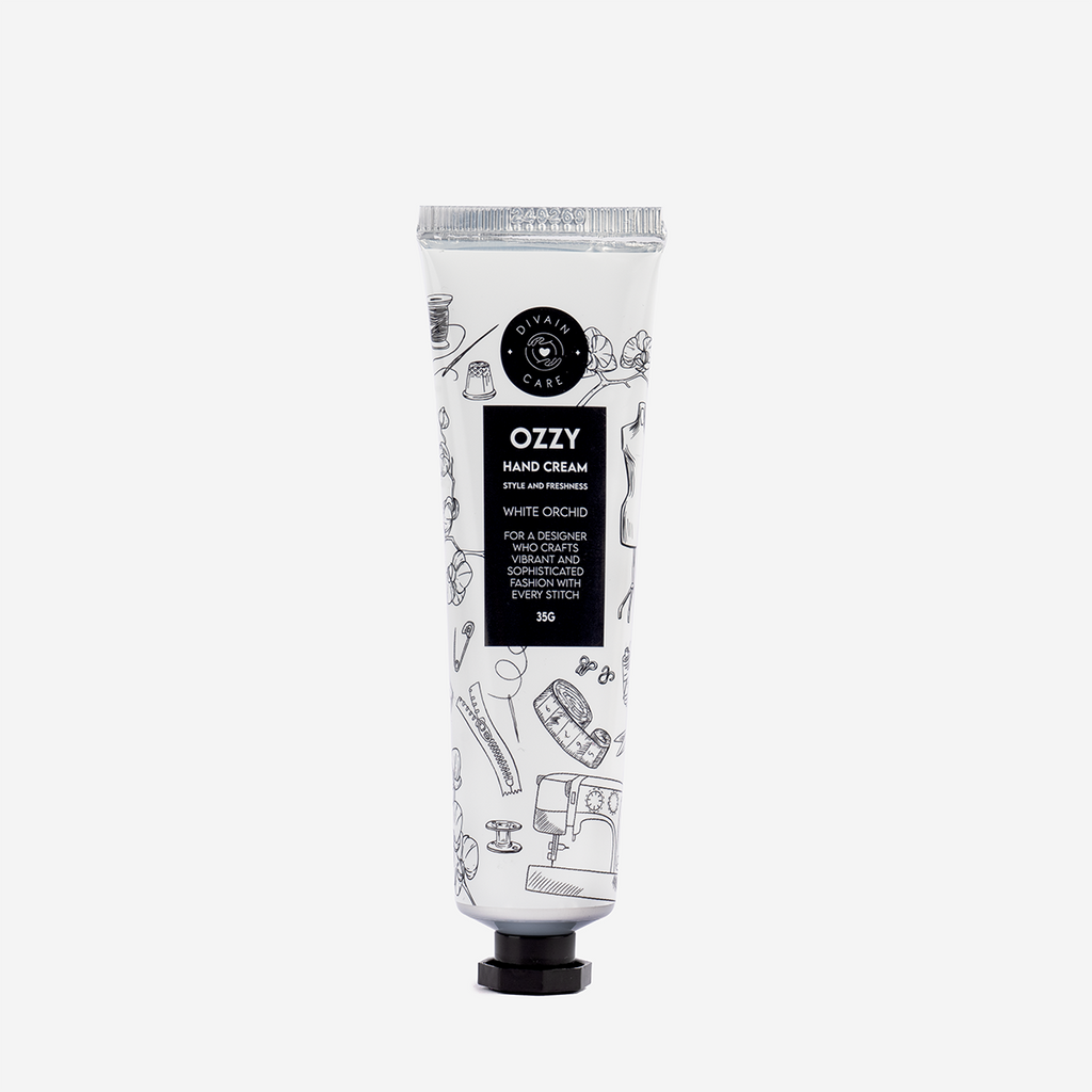 Divain Care 35g jar of moisturizing hand cream with orchid scent

