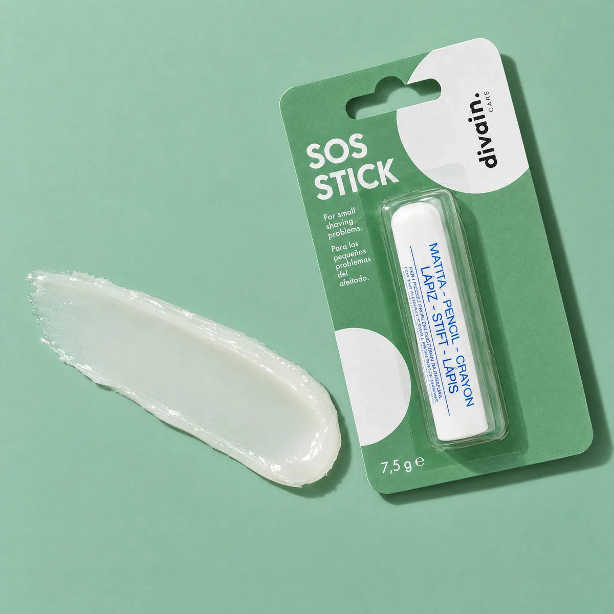 Texture of divain. Care SOS Stick