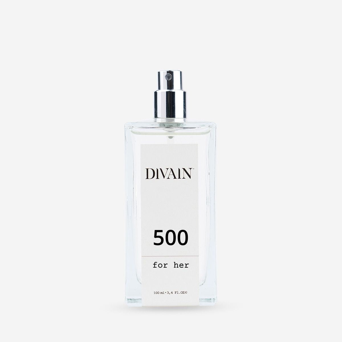 Dupe perfume bottle for woman divain-500