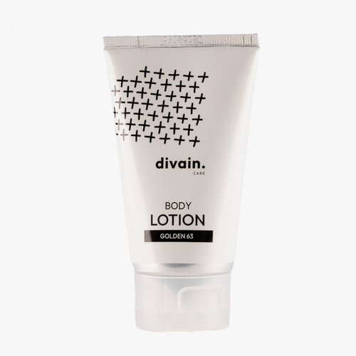 Divain Care body cream, with white packaging and inspired by perfume 063.