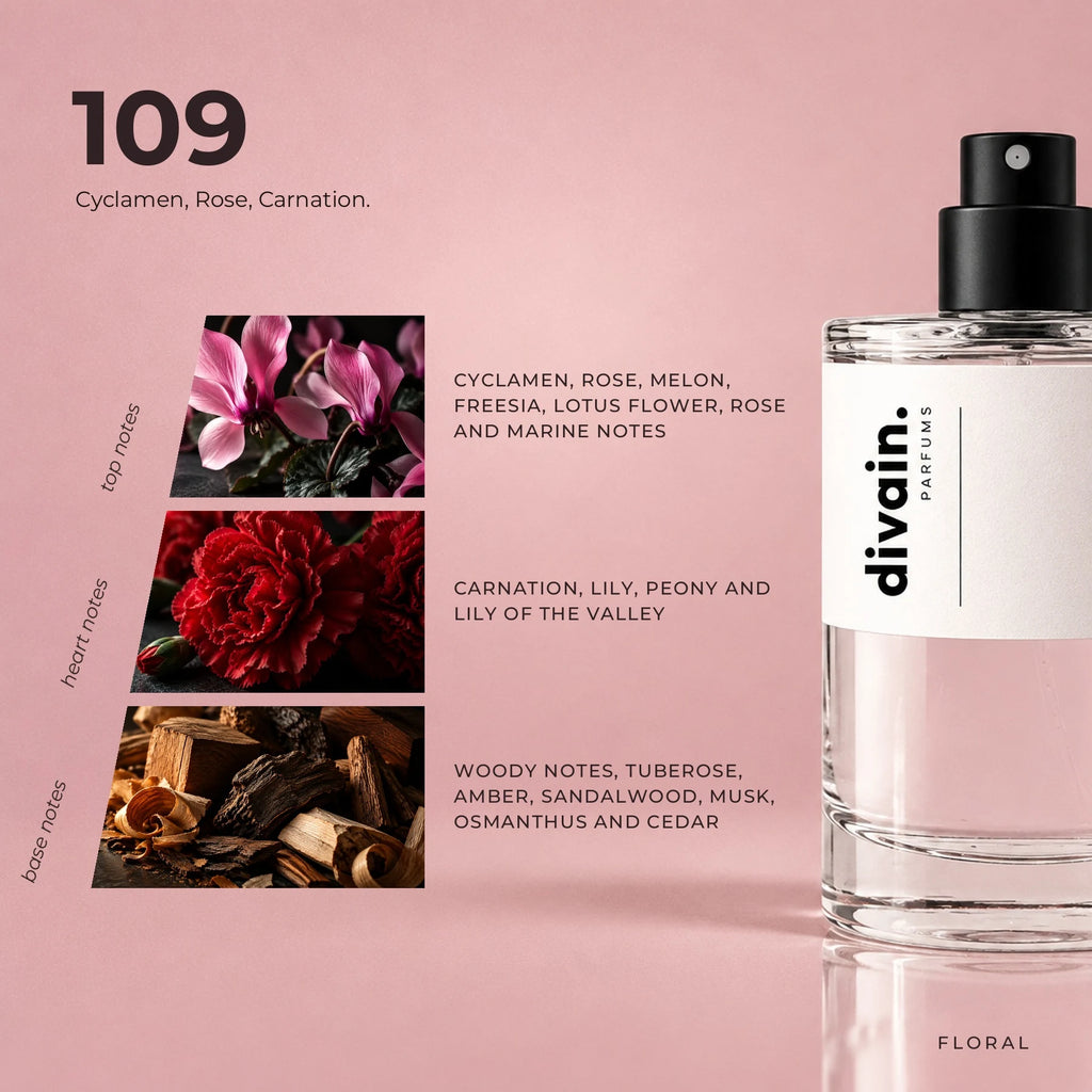 divain.109 fragrance pyramid