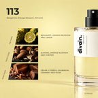 divain.113 fragrance pyramid