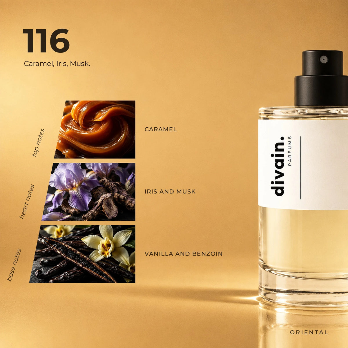 divain.116 fragrance pyramid