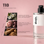 divain.118 fragrance pyramid
