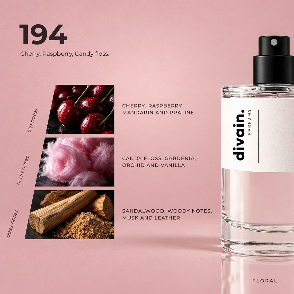divain.194 fragrance pyramid