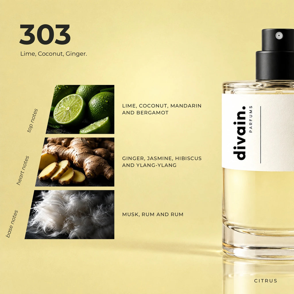 divain.303 fragrance pyramid