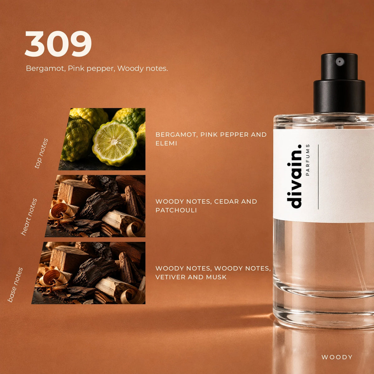 divain.309 fragrance pyramid