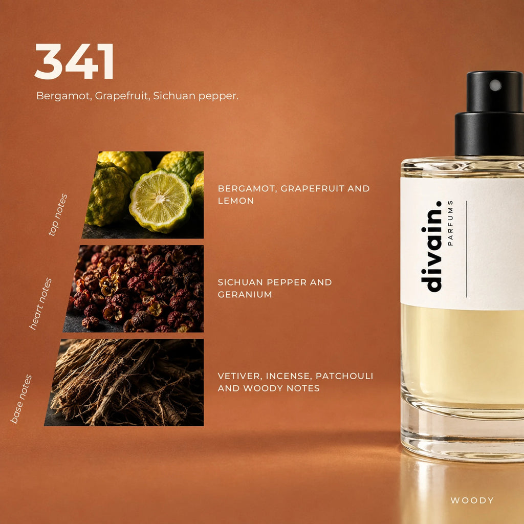 divain.341 fragrance pyramid