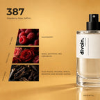 divain.387 fragrance pyramid
