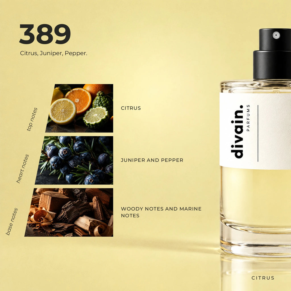 divain.389 fragrance pyramid