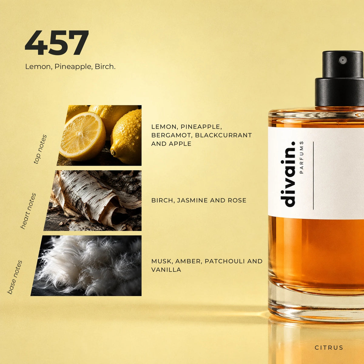divain.457 fragrance pyramid