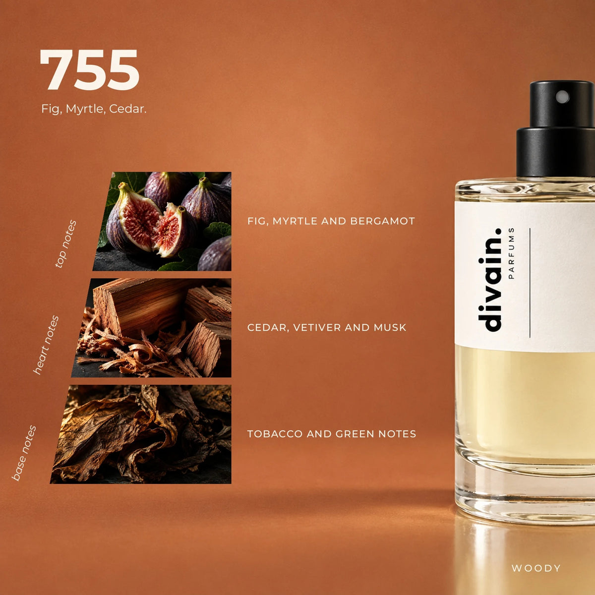 divain.755 fragrance pyramid
