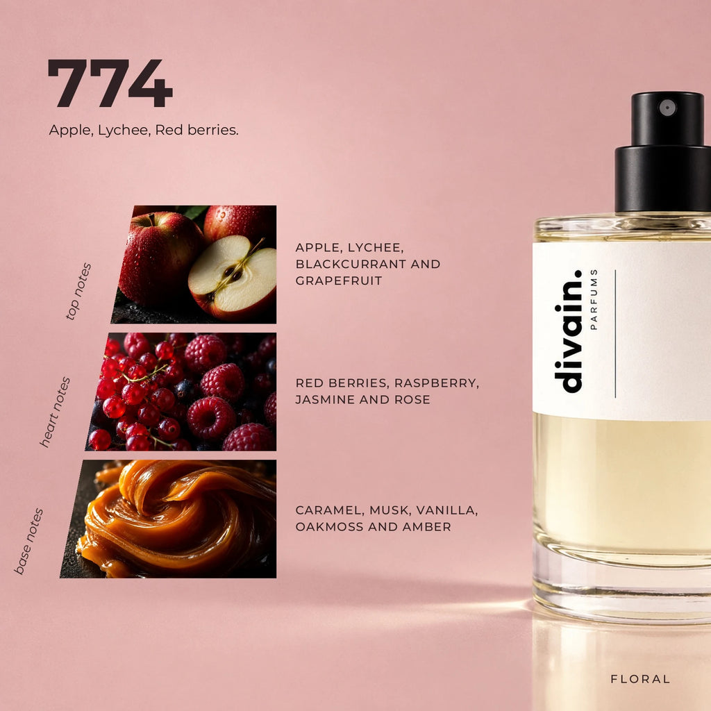 divain.774 fragrance pyramid