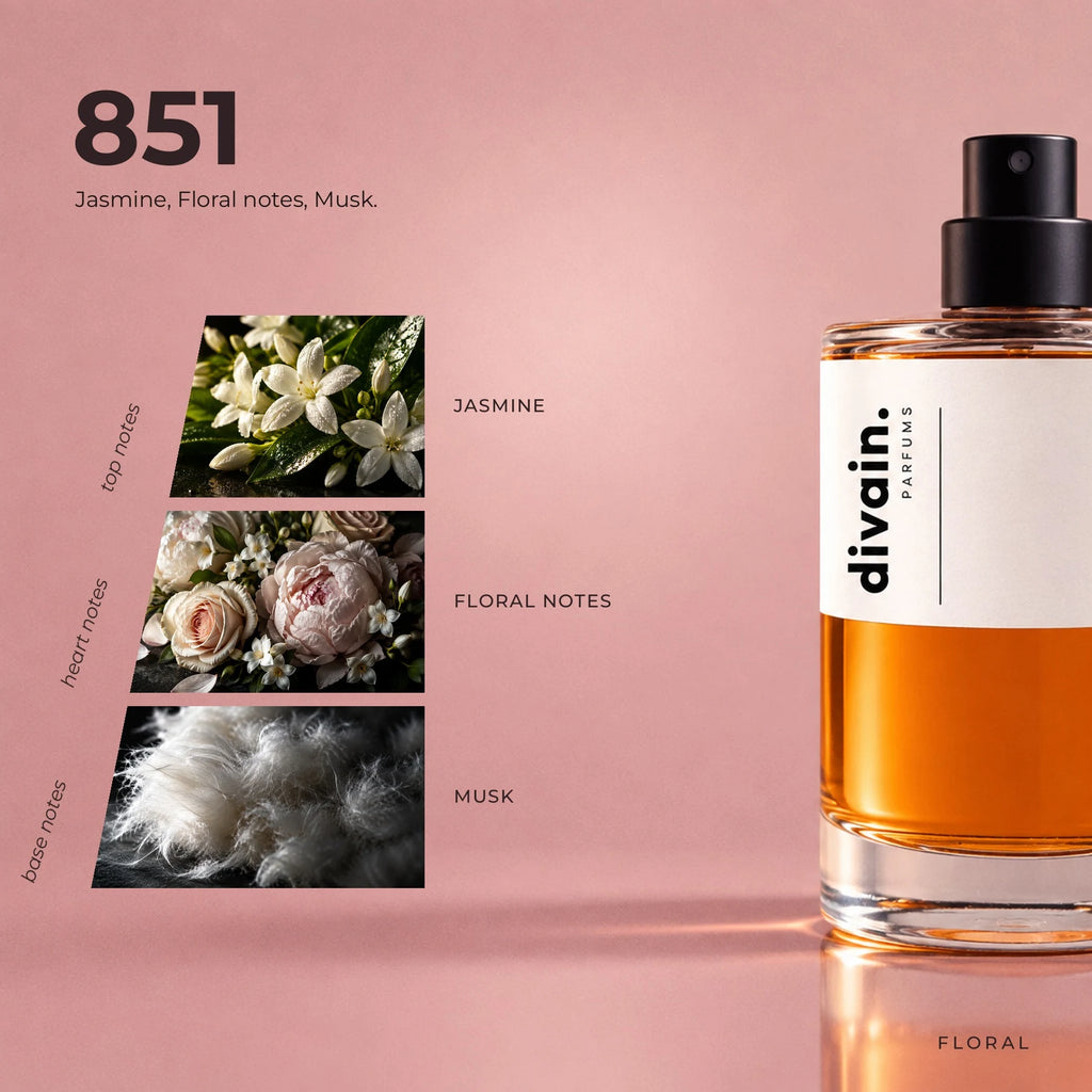 divain.851 fragrance pyramid