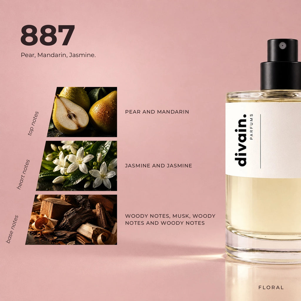 divain.887 fragrance pyramid