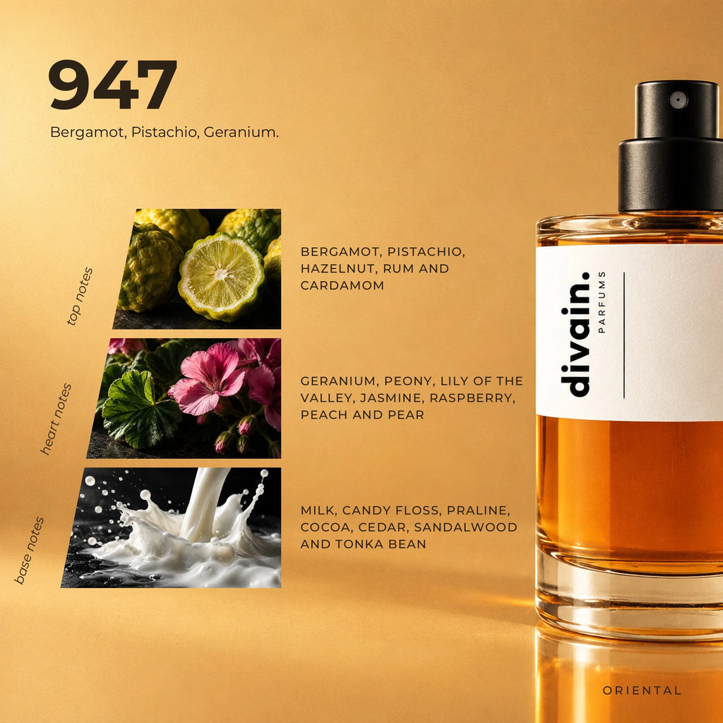 divain.947 fragrance pyramid