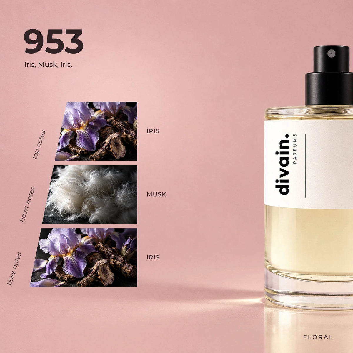 divain.953 fragrance pyramid