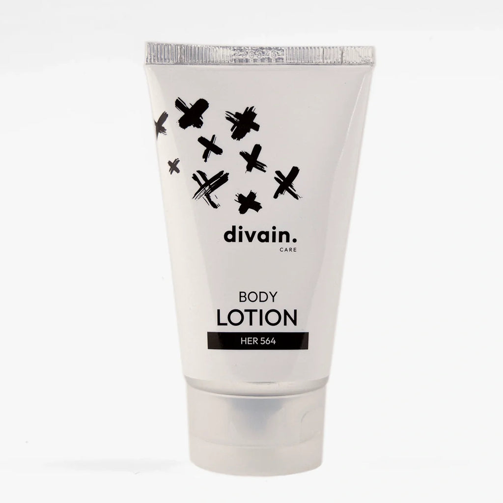 Divain Care body cream, with white packaging and inspired by perfume 564.