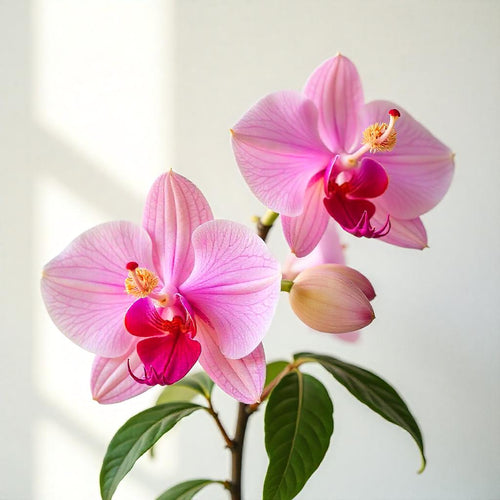 Flowers representing the olfactory note of the perfume.