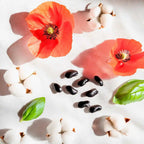 Floral and fresh olfactory notes with poppy, cotton, vanilla and green leaves