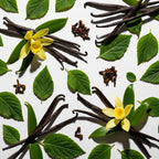 Spicy and sweet olfactory notes with vanilla, green leaves and clove