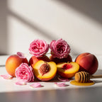 Sweet and floral olfactory notes with peach, honey and rose