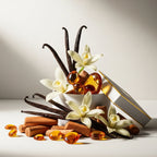 Olfactory notes of vanilla, amber and sandalwood