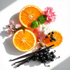 Mandarin, vanilla, jasmine and blackcurrants represent the olfactory notes of the perfume.