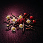 Olfactory notes of the gel with roasted coffee beans, sweet vanilla, pink pepper, white jasmine and intense red berries.