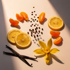 Scent notes of the perfume with sparkling lemon, juicy mandarin, sweet vanilla and a touch of pepper.