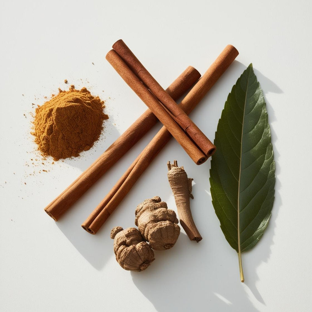 Olfactory notes with spiced cinnamon, intense clove and a touch of fresh bay leaf.