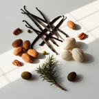 Vanilla, juniper berries and walnut represent the olfactory notes of the perfume.