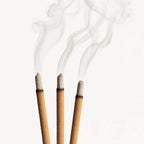 Olfactory notes of incense perfume.