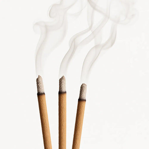 Olfactory notes of incense perfume.