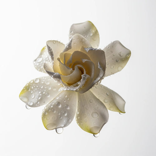 Olfactory notes of gardenia perfume.