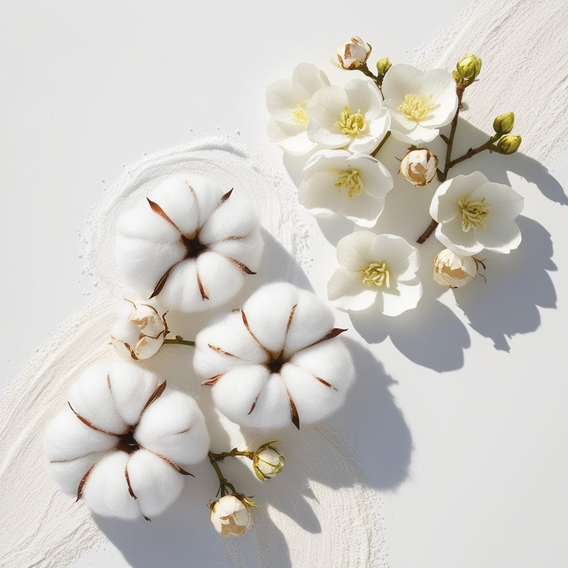 Jasmine and white musk represent the olfactory notes of the perfume.