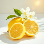 Olfactory notes of the perfume with lemon, orange blossom and a radiant citrus freshness.