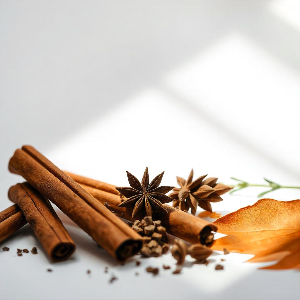 Vanilla, almond and ultravanil representing the olfactory notes of the perfume.