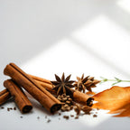 Vanilla, almond and ultravanil representing the olfactory notes of the perfume.