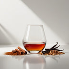 Cognac, cinnamon, praline and vanilla represent the olfactory notes of the perfume.